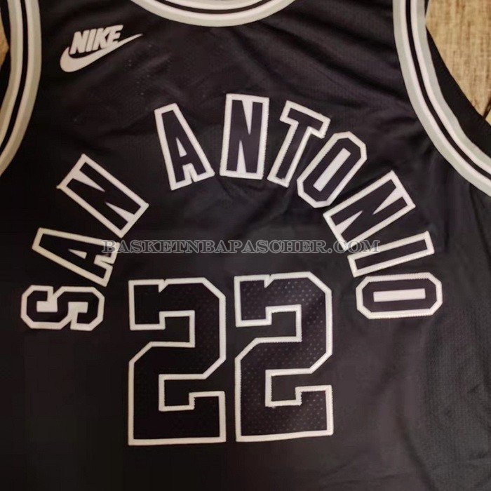 Maillot San Antonio Spurs Malaki Branham NO 22 Classic Authentique 2022-23 Noir